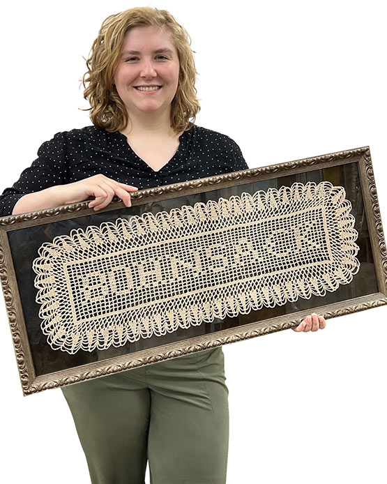 Custom Framed Embroidery