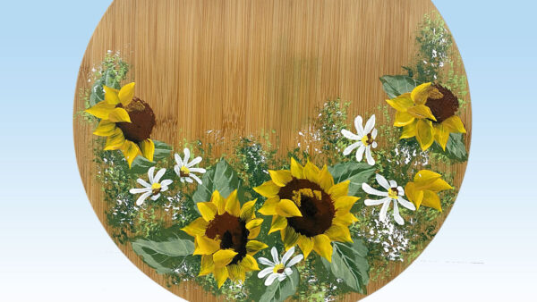 Acrylic Painting - Sunflowers, Sat. August 27