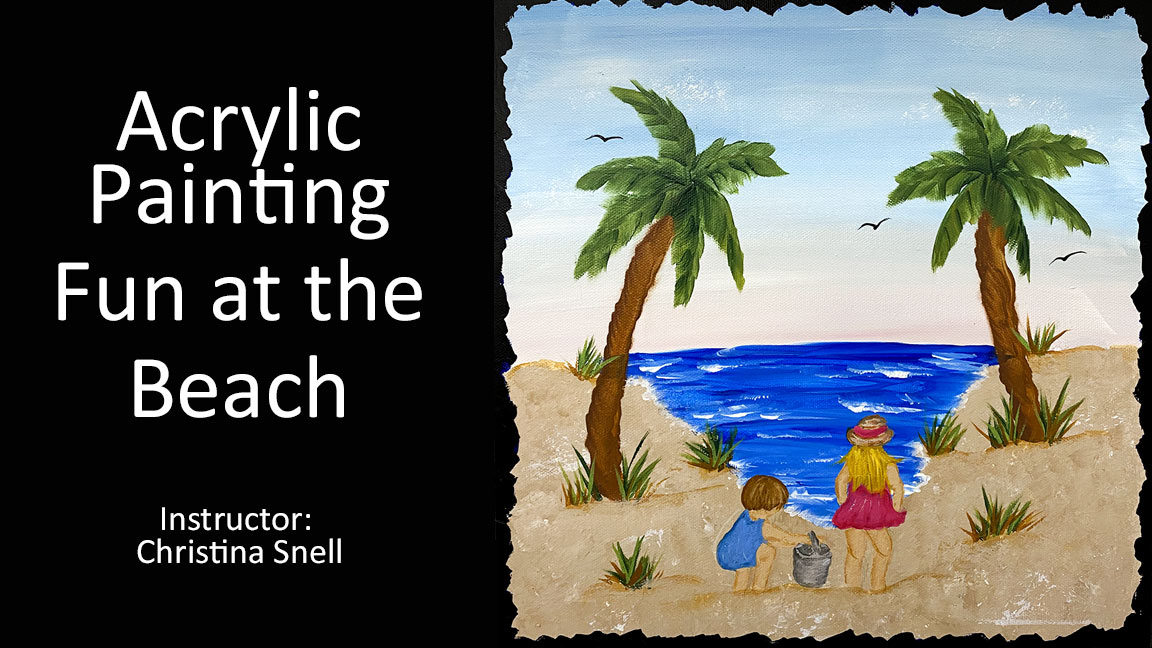 Acrylic Painting Class - Beach