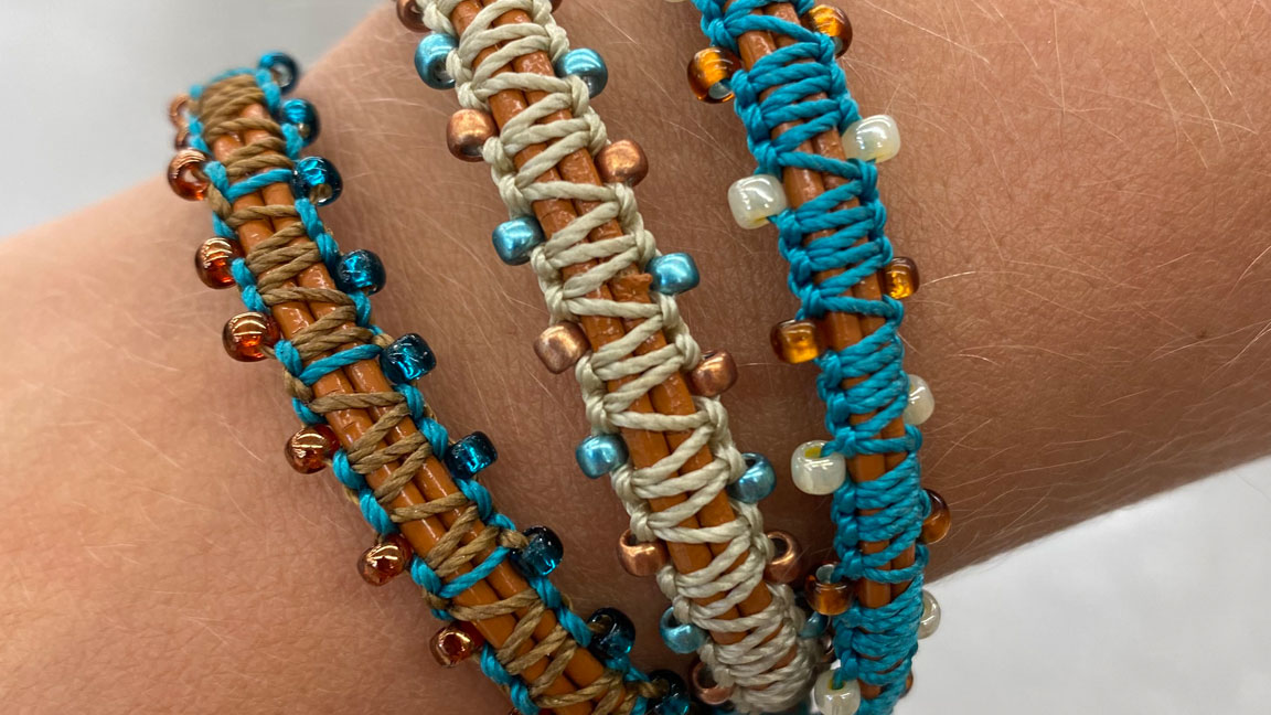 Micro Macramé Bead Bracelet, Fri. Oct. 20 - Ben Franklin Crafts and