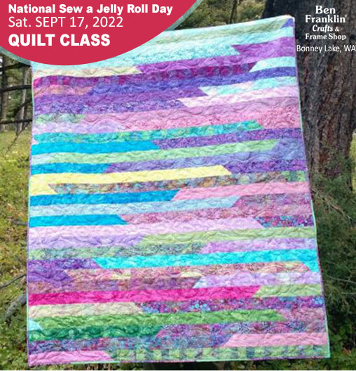 Quilt Top in 1 Hour - Sew a Jelly Roll Day