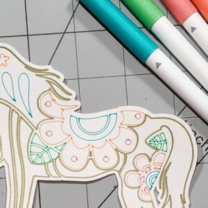 Cricut Class - how to decorate with pens