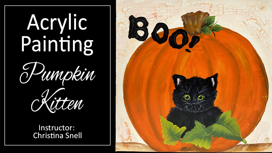 Acrylic Painting class - Pumpkin