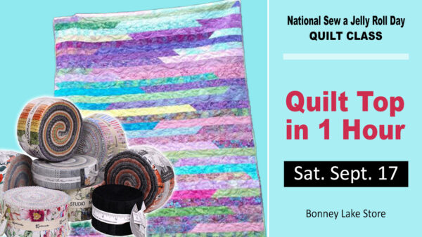 Quilt Top in 1 Hour - Sew a Jelly Roll Day