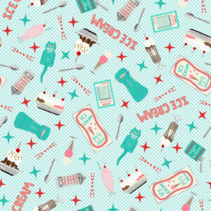 Diners & Drive-Ins fabric by Blank Quilting