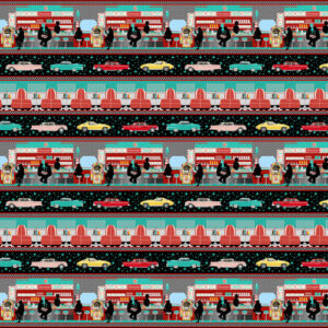 Diners & Drive-Ins fabric by Blank Quilting