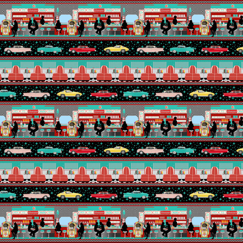 Diners & Drive-Ins fabric by Blank Quilting