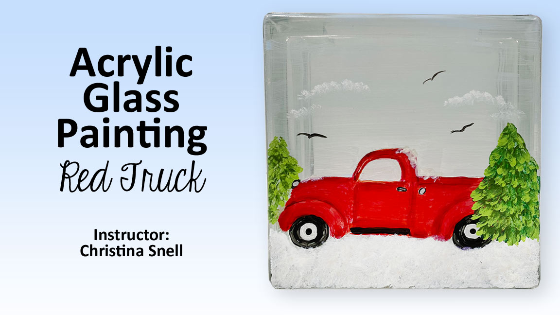 Acrylic Painting Class - Red Truck