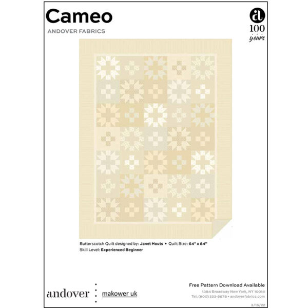 Cameo Quilt Kit by Andover Fabric
