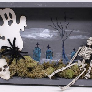 Halloween Graveyard box