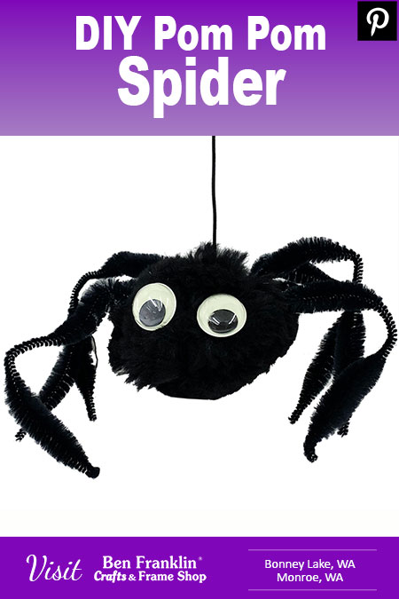 DIY Pom Pom Spider