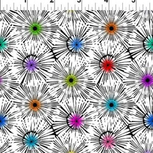 Colorful Fabric by Jason Yenter for In The Beginning Fabrics