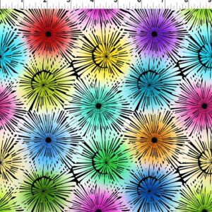 Colorful Fabric by Jason Yenter for In The Beginning Fabrics
