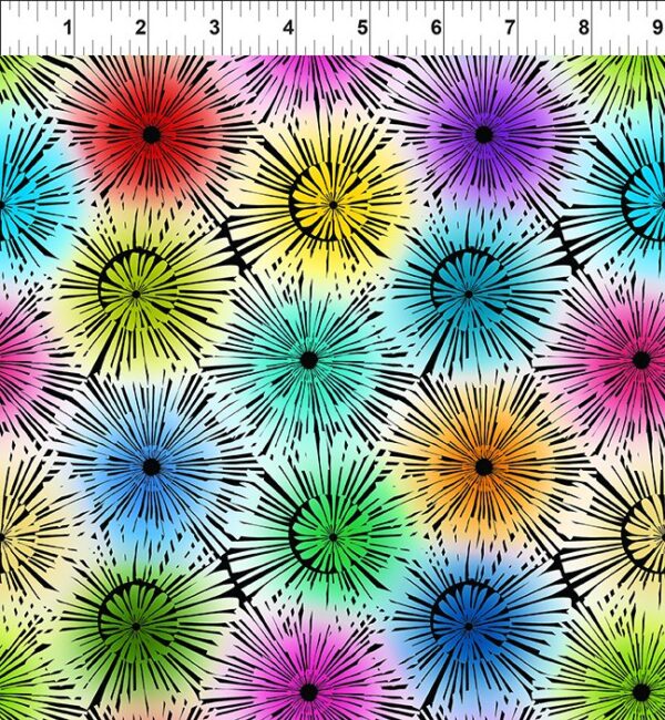 Colorful Fabric by Jason Yenter for In The Beginning Fabrics