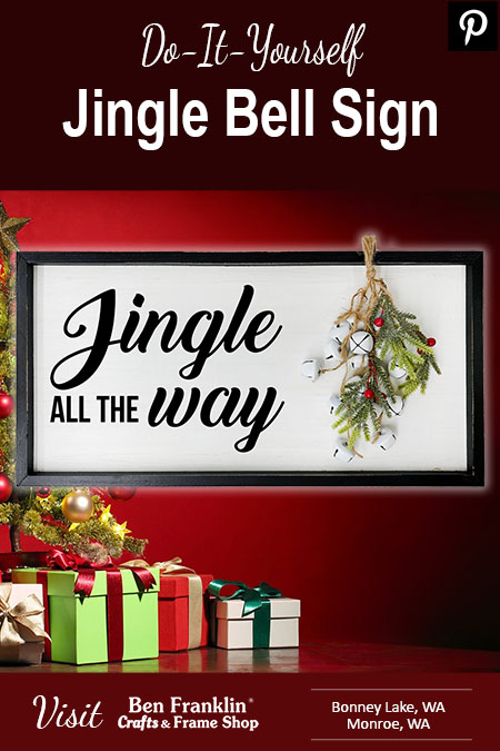 DIY Jingle Bell Sign