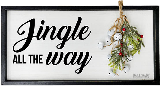 DIY Jingle Bell Sign