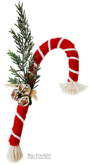 DIY Macrame Candy Cane