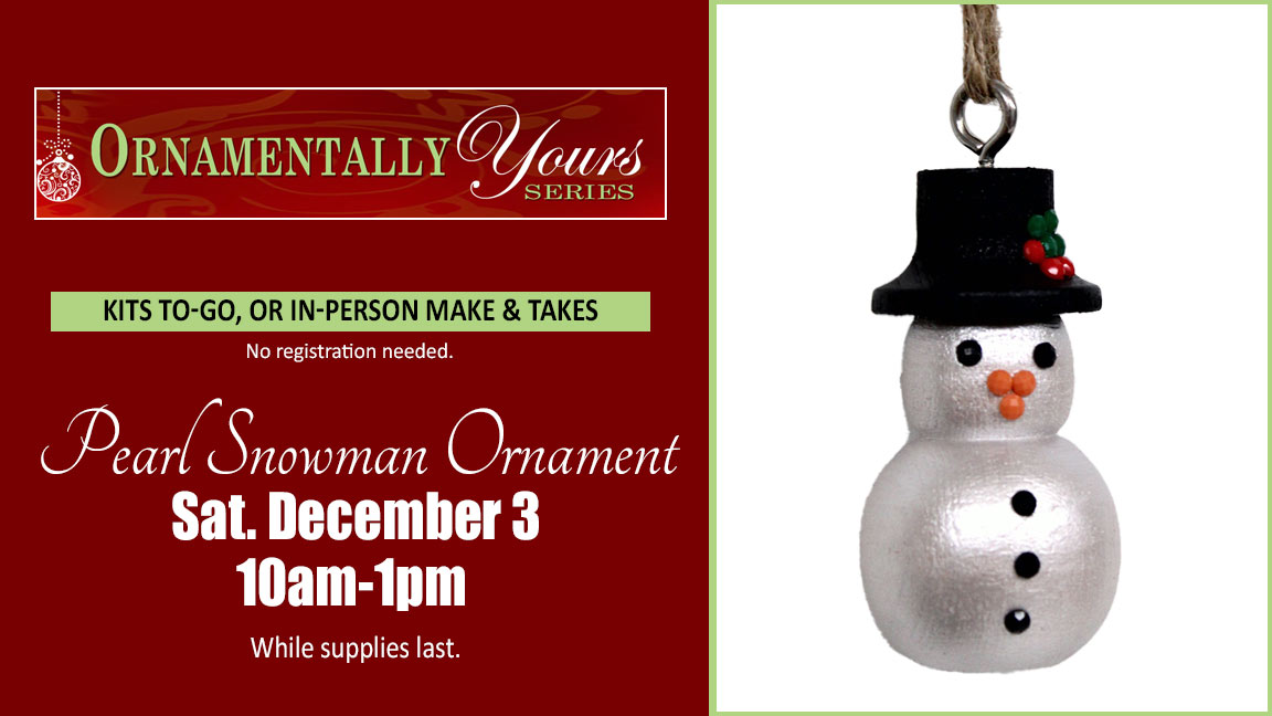 DIY Snowman Ornament