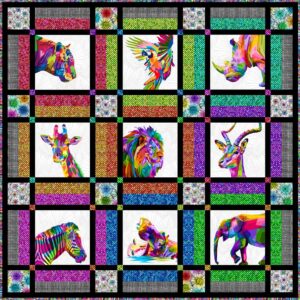 Colorful Quilt Kit | Jason Yenter | In The Beginning Fabrics