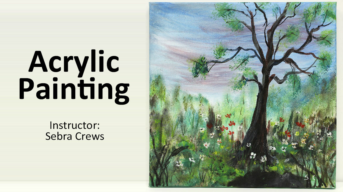Acrylic Painting Class - Tree