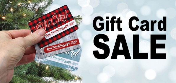 Ben Franklin Gift Card Sale