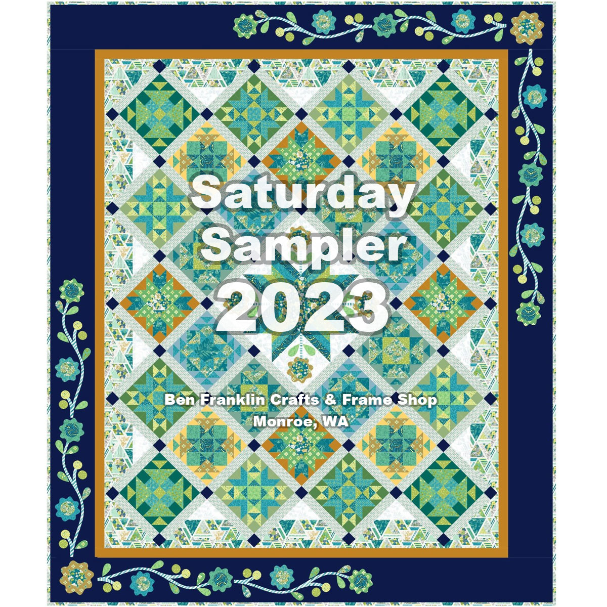 Saturday Sampler 2023 MEMBERSHIP - Color Collage