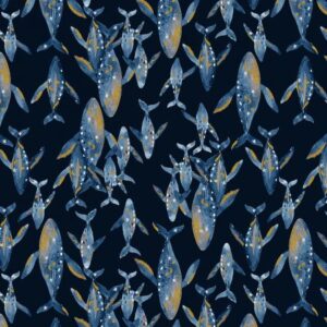 COSMIC SEA fabric by Calli and Co for Cotton and Steel