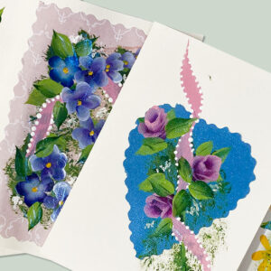 One-Stroke Painting Cards