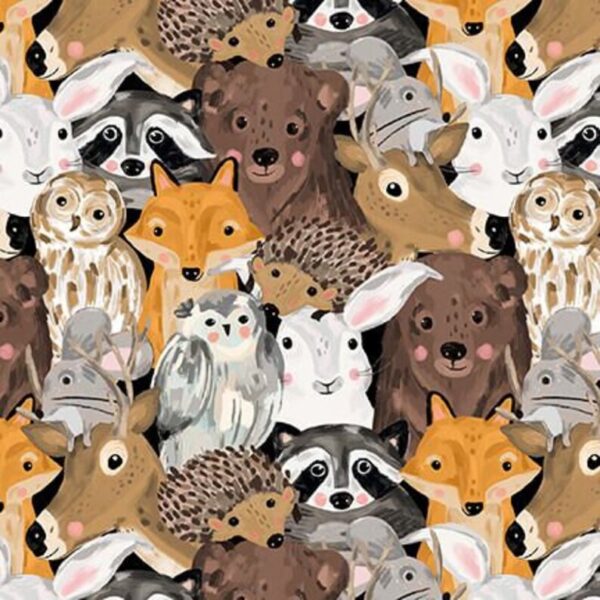 FOREST CRITTERS fabric collection by Laura Konyndyk for Blank Quilting