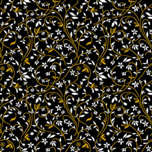 Black, White & 24 Karat fabric by Color Principle for Henry Glass