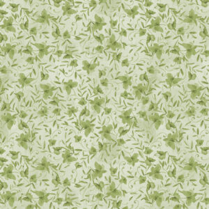 Gnome and Garden fabric by Susan Winget for Wilmington Prints