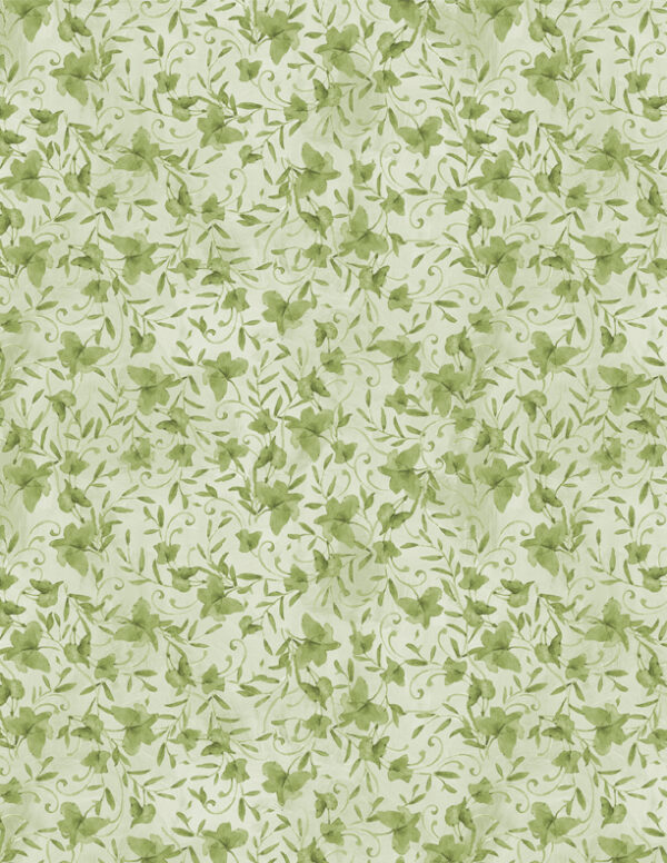 Gnome and Garden fabric by Susan Winget for Wilmington Prints
