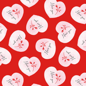 Be Mine Fabric by Jane Alison for Henry Glass