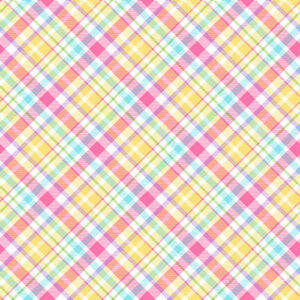 HOPPY EASTER GNOMIES fabric by Shelly Comiskey for Henry Glass Fabrics.