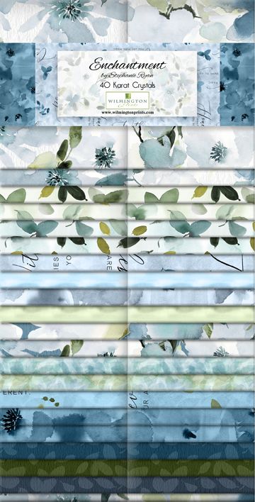 ENCHANTMENT fabric Jelly Roll | Collection by Stephanie Ryan for Wilmington Prints
