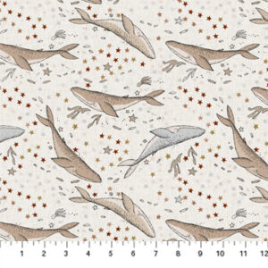 Calm Waters Fabric by Bernadett Urbanovics for Figo Fabrics