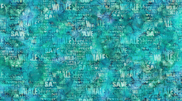 WHALE SONG fabric collection by Deborah Edwards and Melanie Samra with whale prints from Jody Bergsma for Northcott Fabrics