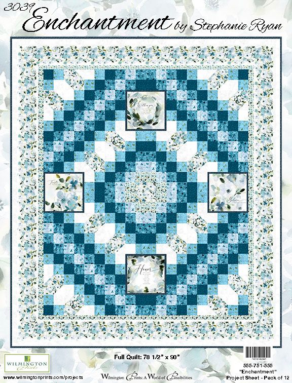 ENCHANTMENT Quilt Kit | Fabric Collection by Stephanie Ryan for Wilmington Prints