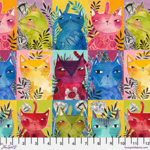 HERE KITTY KITTY fabric by Cori Dantini for Free Spirit Fabrics