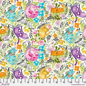 HERE KITTY KITTY fabric by Cori Dantini for Free Spirit Fabrics