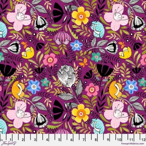 HERE KITTY KITTY fabric by Cori Dantini for Free Spirit Fabrics