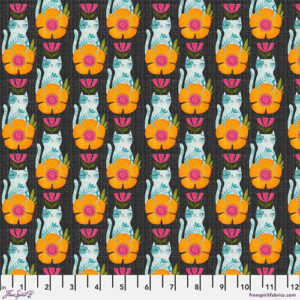 HERE KITTY KITTY fabric by Cori Dantini for Free Spirit Fabrics