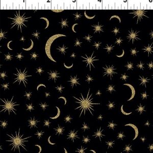 THE SUN, THE MOON, AND THE STARS! fabric by Jason Yenter for In The Beginning Fabrics