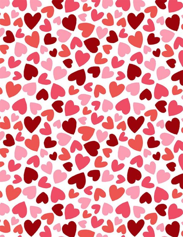 HAPPY HEARTS fabric by Nancy McKenzie for Wilmington Prints