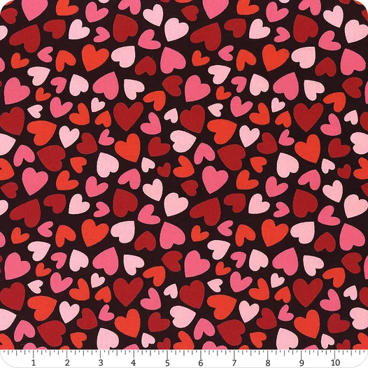 HAPPY HEARTS fabric by Nancy McKenzie for Wilmington Prints