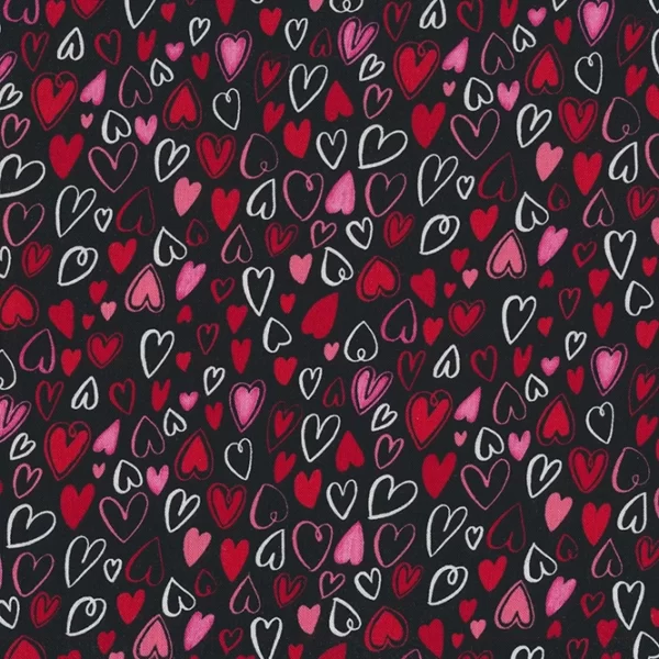 HAPPY HEARTS fabric by Nancy McKenzie for Wilmington Prints