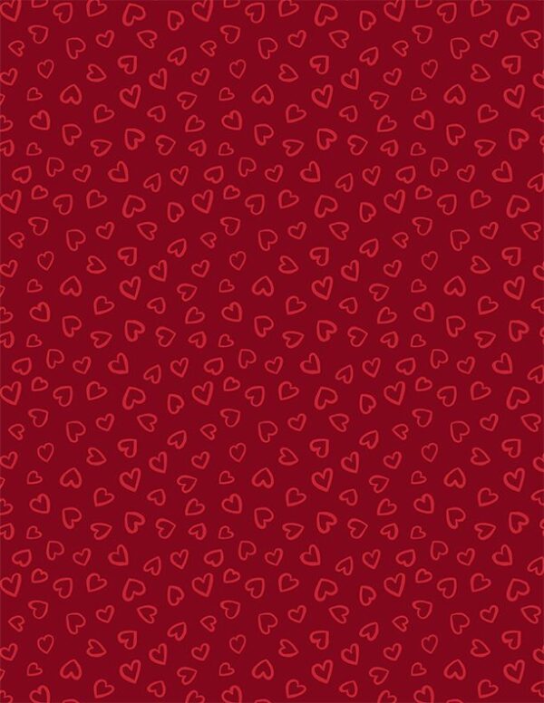HAPPY HEARTS fabric by Nancy McKenzie for Wilmington Prints