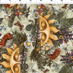 THE SUN, THE MOON, AND THE STARS! fabric by Jason Yenter for In The Beginning Fabrics
