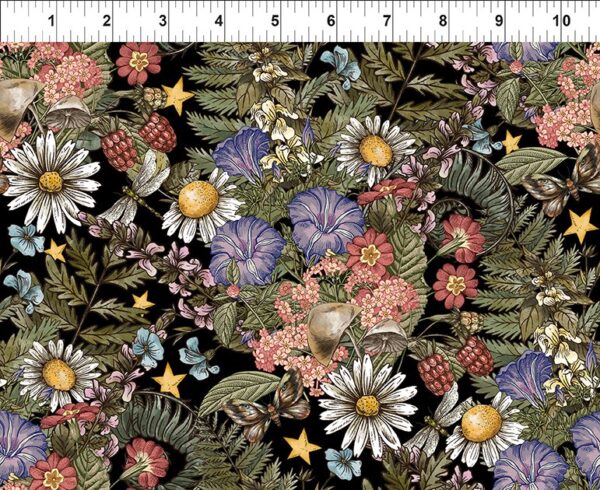 THE SUN, THE MOON, AND THE STARS! fabric by Jason Yenter for In The Beginning Fabrics
