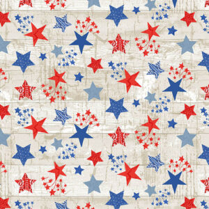 PATRIOTIC PICNIC fabric by Andrea Tachiera for Henry Glass Fabrics